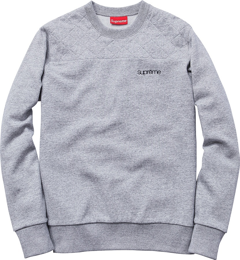 Quilted Panel Crewneck view 2